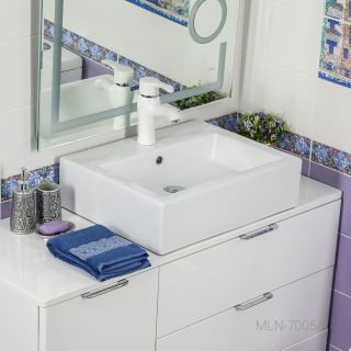 Накладная раковина Melana 7005A-805 57см белый